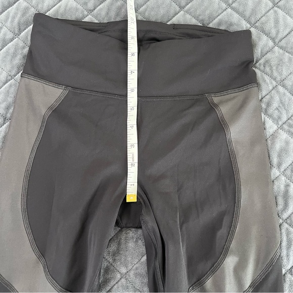 Lululemon Leggings Women 6 City Core Tight 27” black shiny matte athletic C5 - Picture 9 of 12